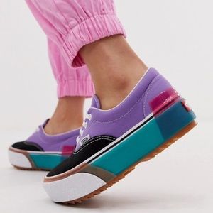 confetti stacked vans